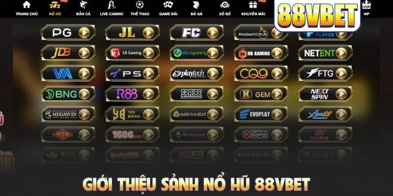 Nổ Hũ 88VBET - Săn Jackpot Cực Khủng Từ Loạt Game Hấp Dẫn