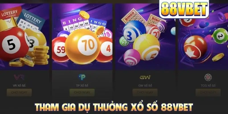 Xổ Số 88VBET Trực Tiếp Lô Đề Mỗi Ngày Nhận Tỷ Lệ Ăn 1:99.5